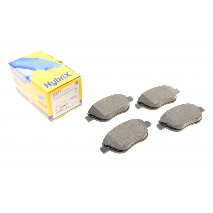 Колодки гальмівні (передні) Citroen C3/C4 02-/Berlingo/Peugeot 307 98-11/Partner 01-08/207 06-15