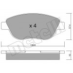 Колодки гальмівні (передні) Citroen C3/C4 02-/Berlingo/Peugeot 307 98-11/Partner 01-08/207 06-15