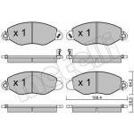 Колодки гальмівні (передні) Ford Transit 00-06