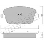 Колодки гальмівні (передні) Seat Cordoba/Ibiza IV/VW Polo/Skoda Fabia 99-15/Roomster 06-15