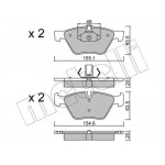 Колодки гальмівні (передні) BMW 3 (E90/E91/E92) 07-13/5 (E60/E61) 03-10/X1 (E84) 09-15