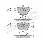 Колодки гальмівні (передні) BMW 3 (E90) 07-13/5 (E60/E61)/6 (E63/E64) 03-10/7 (E65/E66/E67) 01-08