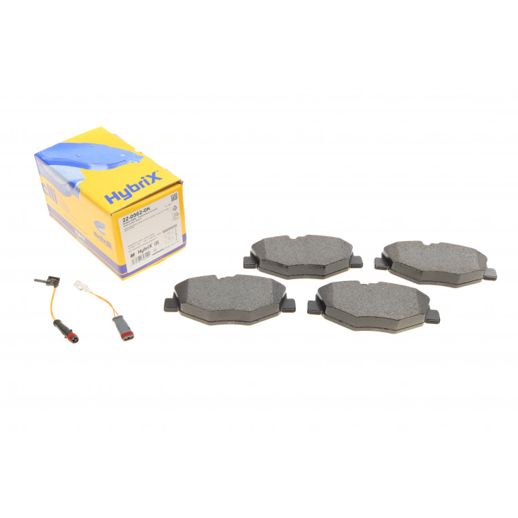 Колодки гальмівні (передні) MB E-class (W211/S211) 02-09 (+датчики)