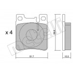 Колодки гальмівні (задні) MB C-class (W202/W203)/E-class (W124/W210)/S-class (W140/W220) 91-07/SLK
