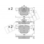 Колодки гальмівні (задні) BMW X5 (E70) 06-13/(F15/F85) 13-18/X6 (E71/E72) 08-14/(F16/F86) 14-19