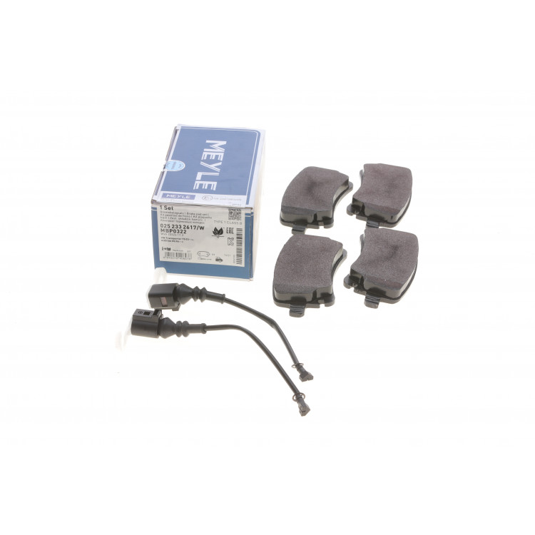 Колодки гальмівні (задні) VW T5 03- (Lucas) (з датчиком)