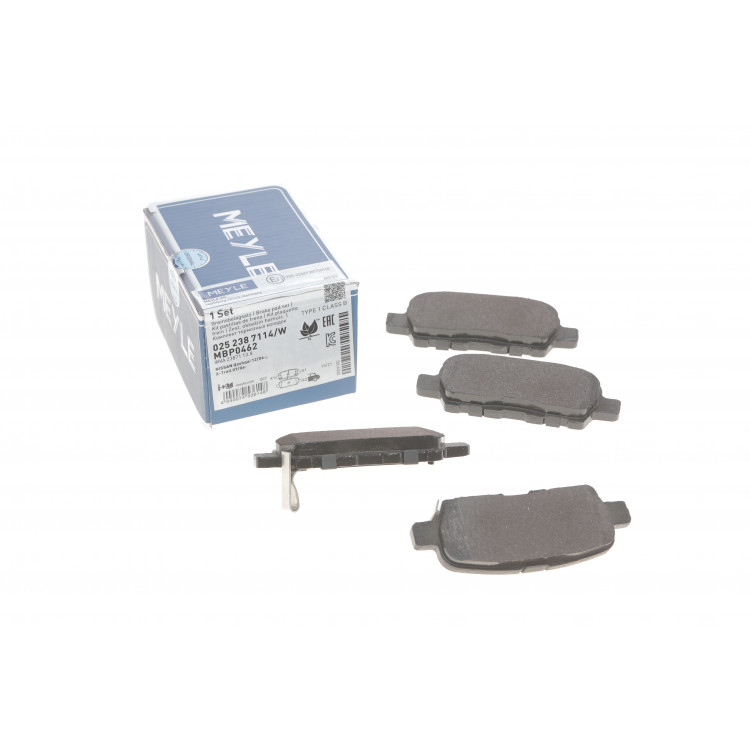 Колодки гальмівні (задні) Renault Koleos/Nissan Juke/Qashqai/X-Trail/Suzuki 08- (Akebono)