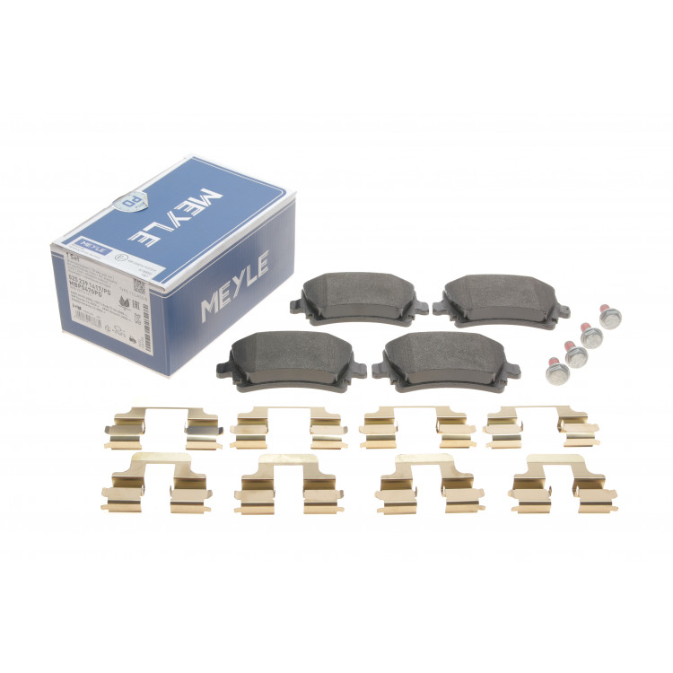 Колодки гальмівні (задні) VW Caddy 04- (Platinum)