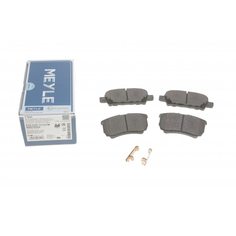 Колодки гальмівні (задні) Mitsubishi Outlander/Lancer 01- (Akebono)