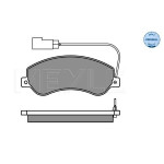 Колодки гальмівні (передні) Ford Transit 06- (RWD)