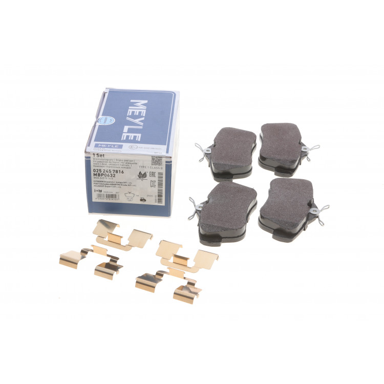 Колодки гальмівні (задні) Fiat Scudo/Peugeot Expert 1.6D/2.0D 07-