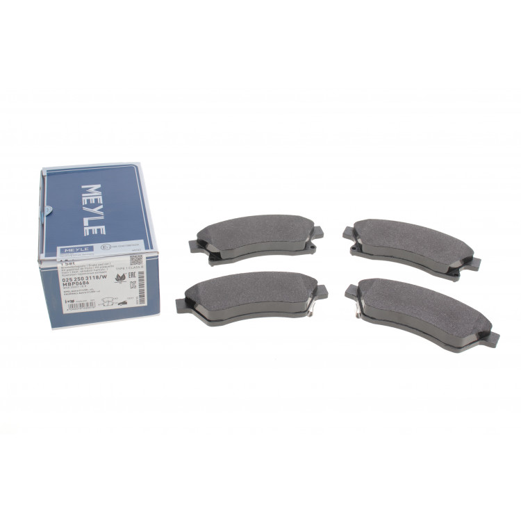 Колодки гальмівні (передні) Chevrolet Aveo 11-/Opel Astra J 09-