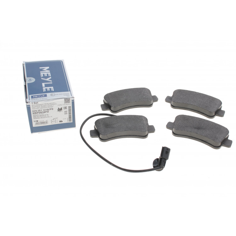 Колодки гальмівні (задні) Renault Master/Opel Movano 10- (однокатк.)