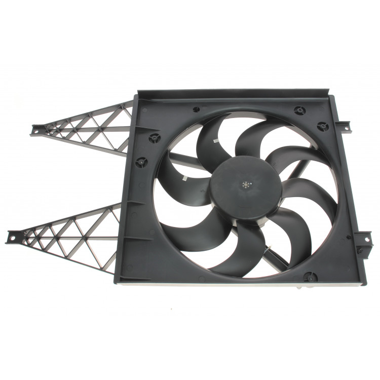 Вентилятор радіатора Skoda Rapid/Fabia 99- (з дифузором)