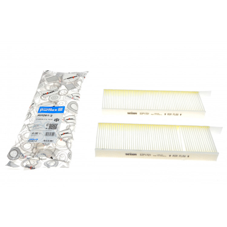 Фільтр салону Citroen Berlingo/Peugeot Partner 08- (к-кт 2шт.)