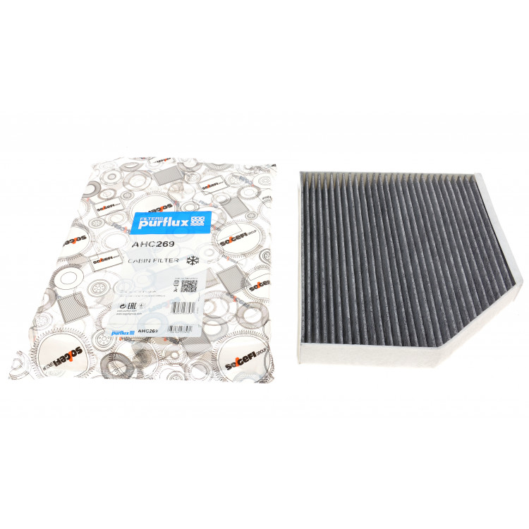 Фільтр салону Audi A4/A6 1.8-4.2TFSI 07- (вугільний)