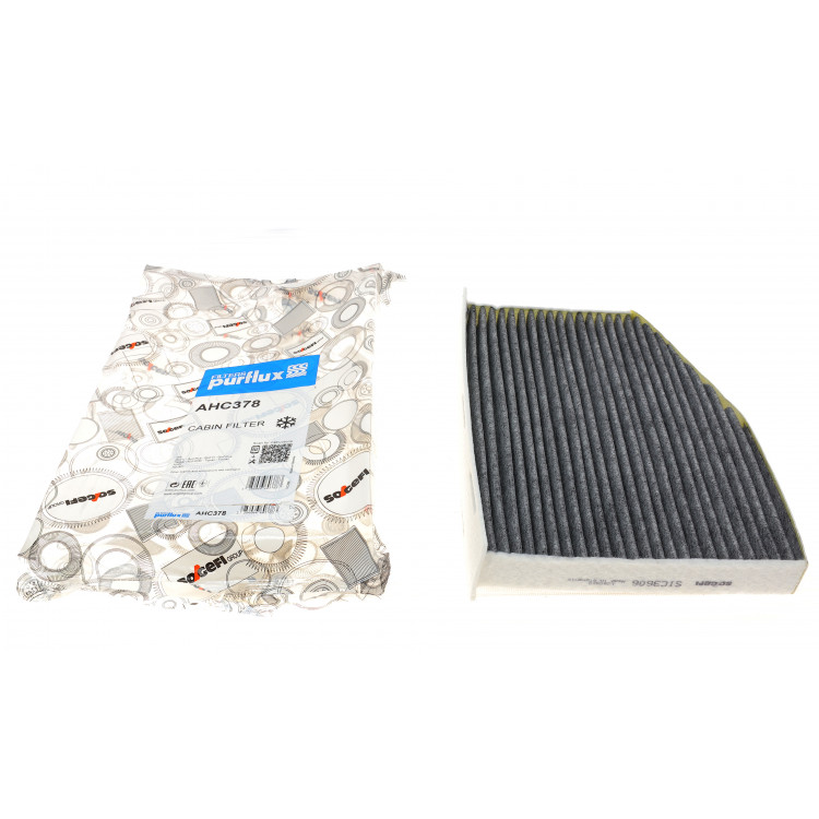 Фільтр салону VW Caddy 1.9TDI 03- (вугільний)