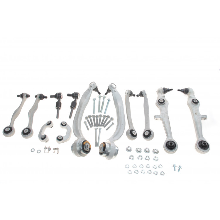 Комплект важелів підвіски (передньої) Audi A4 94-01/A6 97-05/VW Passat 96-00 (товстий палец/повний)