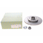 Диск гальмівний (задній) Renault Kangoo 08- (274х11) (+ABS) (з підшипником)