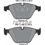 Колодки гальмівні (передні) BMW 5 (E60)/6 (E64)/7 (E65) 01-10 (Teves)
