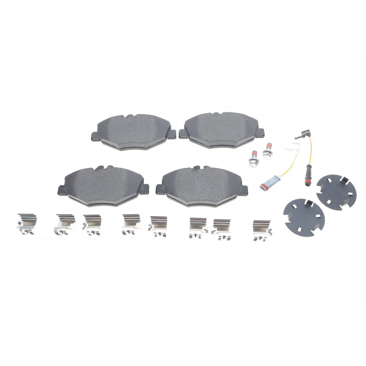 Колодки гальмівні (передні) MB E-class (W211) 02-09 (Bosch) Q+ (з датчиками)