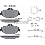 Колодки гальмівні (передні) MB E-class (W211) 02-09 (Bosch) Q+ (з датчиками)