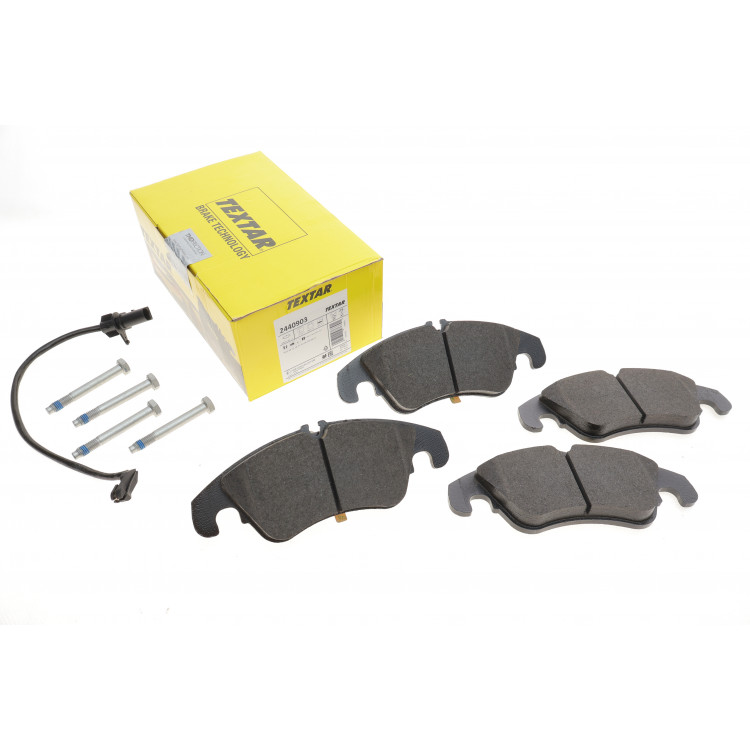 Колодки гальмівні (передні) Audi A6/A7/Q5 08- (TRW) (з датчиком) Q+