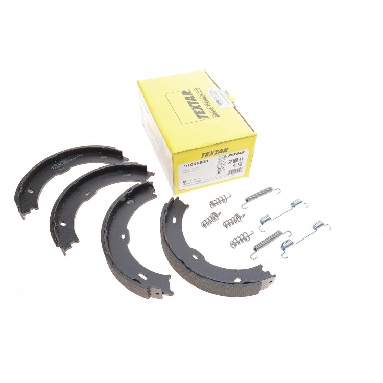 Колодки ручника MB Sprinter (906)/VW Crafter 2.0/2.5 TDI 06- (180x25) (з пружинками)