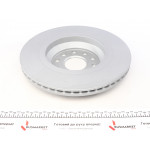 Диск гальмівний (задній) VW Passat 05-/Golf/Seat Leon 12- (310x22) (з покриттям) (вент.)