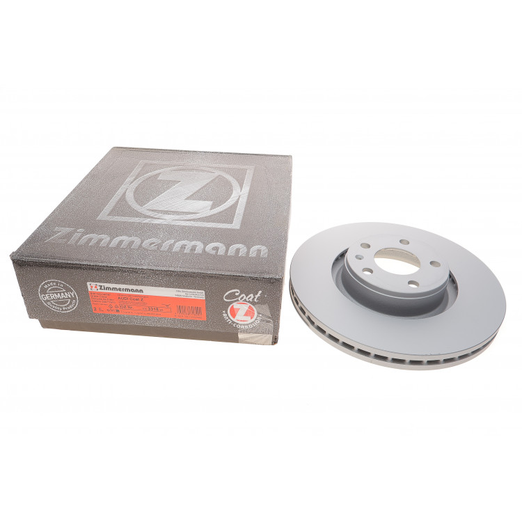 Диск гальмівний (передній) Audi A6/A8 04-11 (321x30) (з покриттям) (вент.)