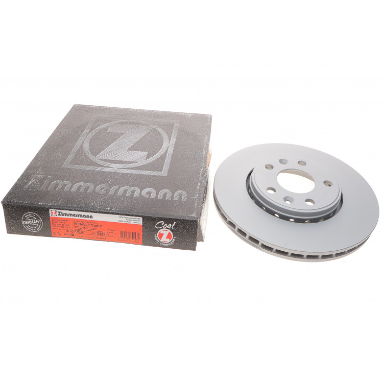 Диск гальмівний (передній) Renault Megane III/Scenic III/Laguna III 07- (296x26) (з покриттям) (вент)