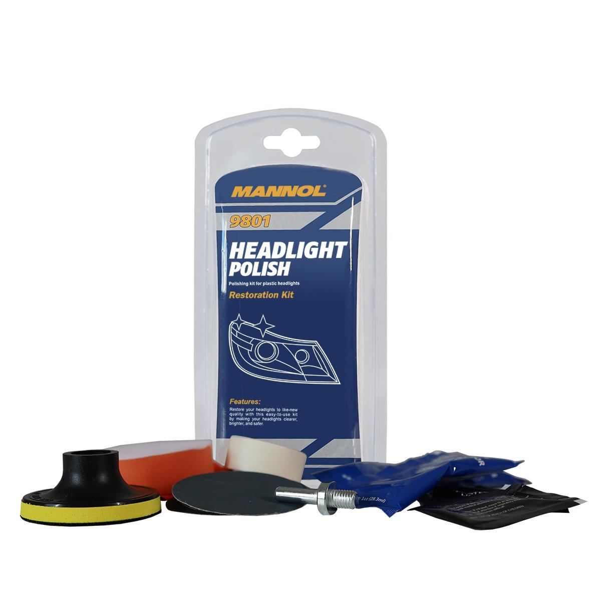 Mannol Набір для відновлення фар 9801